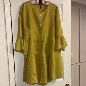 Yellow Dress/ top by Connie K